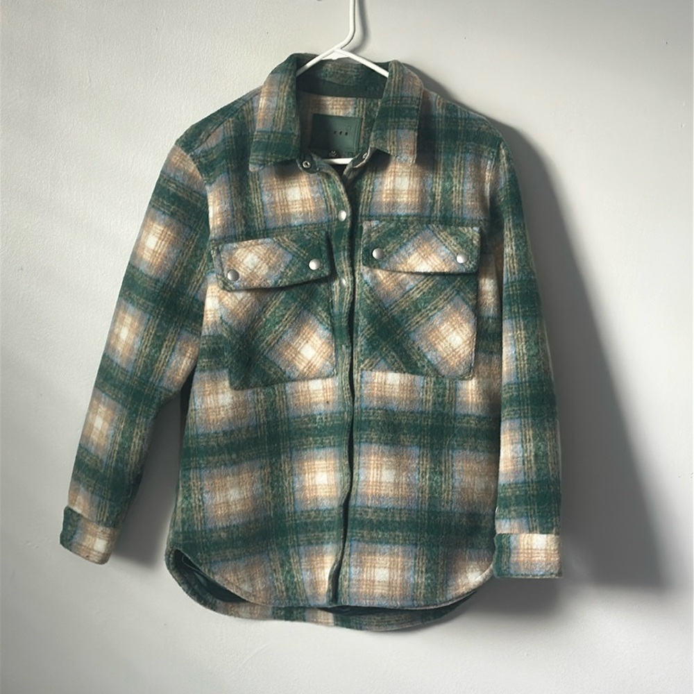 Blank NYC flannel jacket